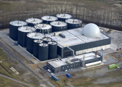 Biogasinstallatie in Westdorpe